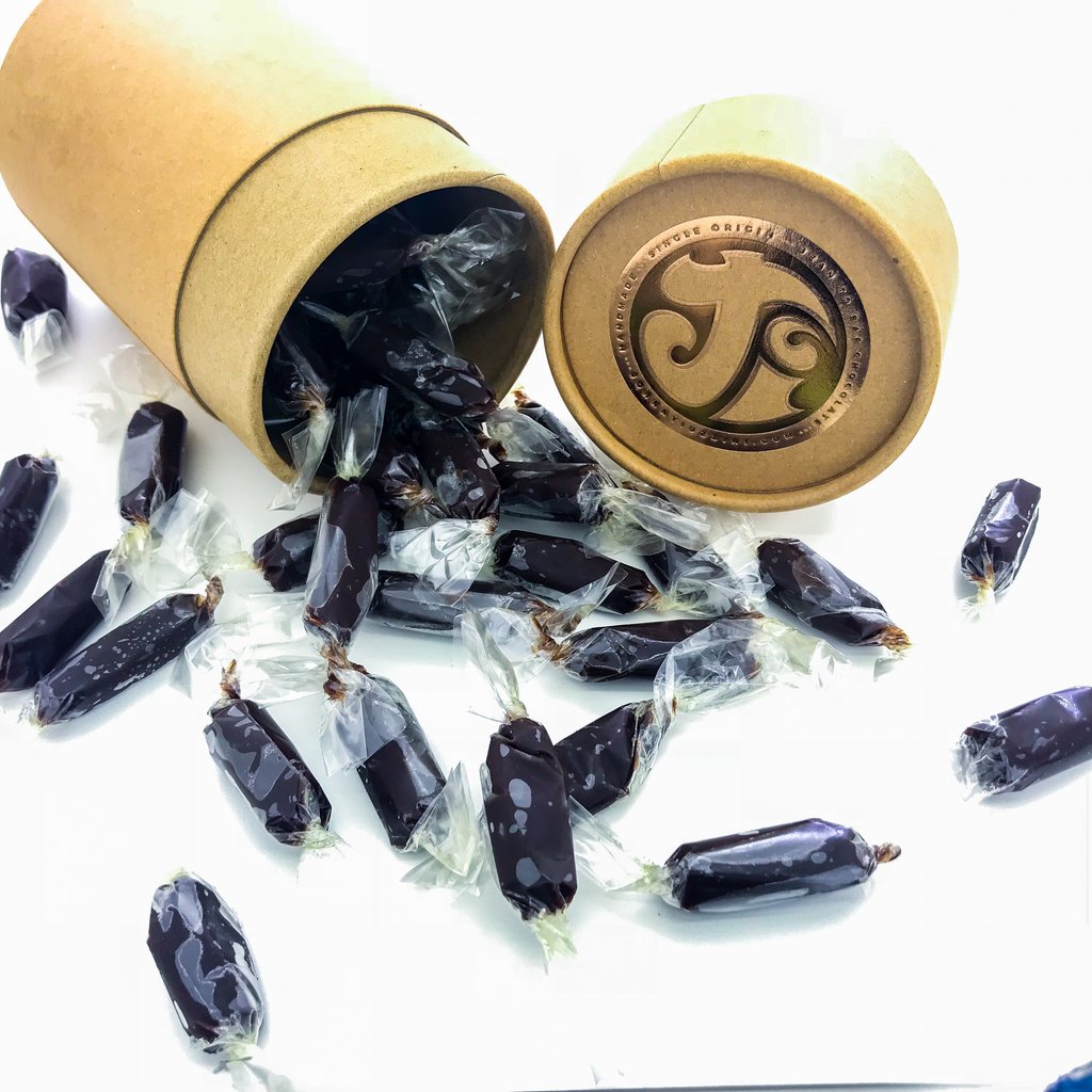 Caramels, Dark Chocolate with Fleur de Sel